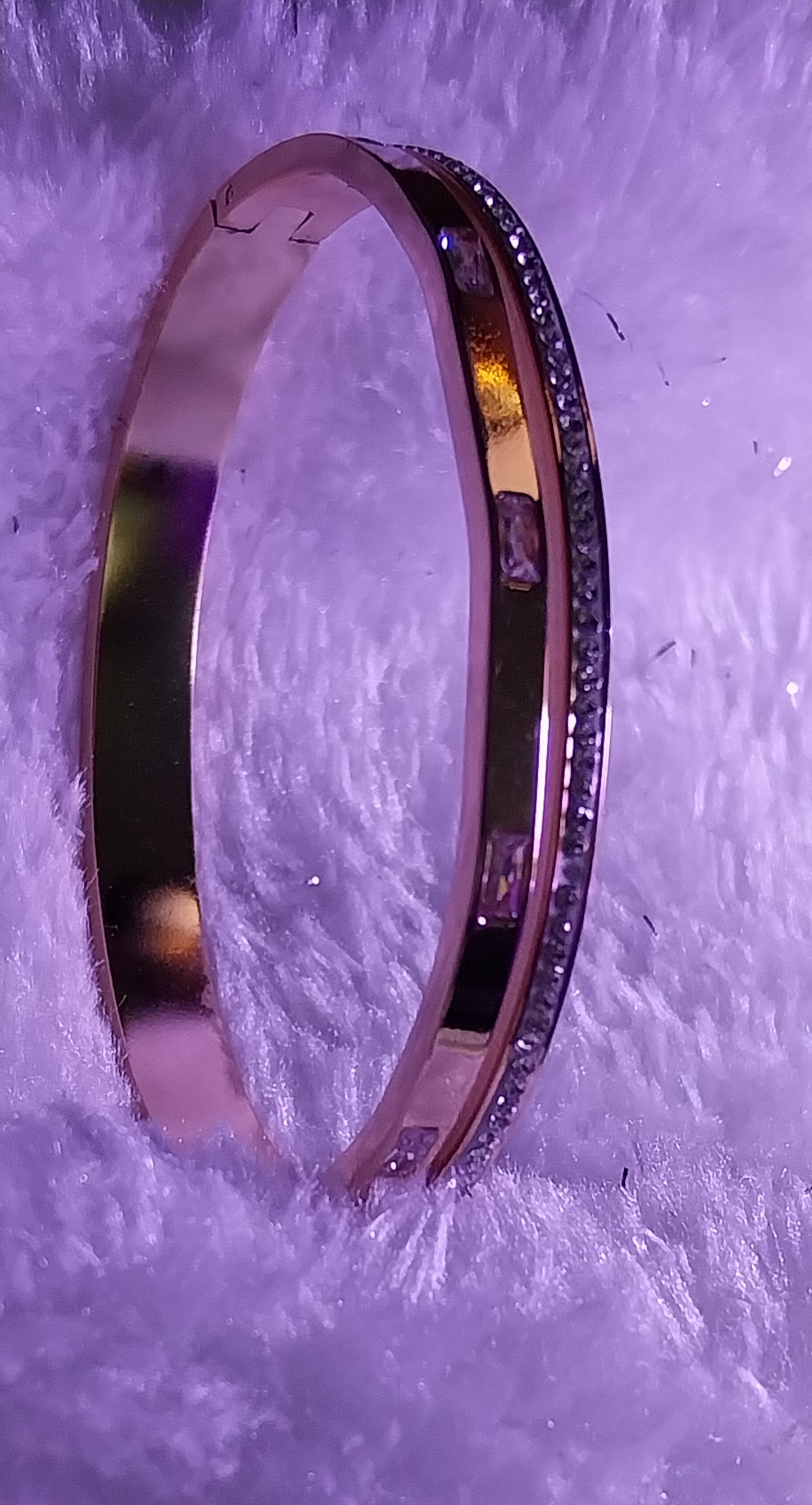 Rose Gold Plated Kada Bracelet