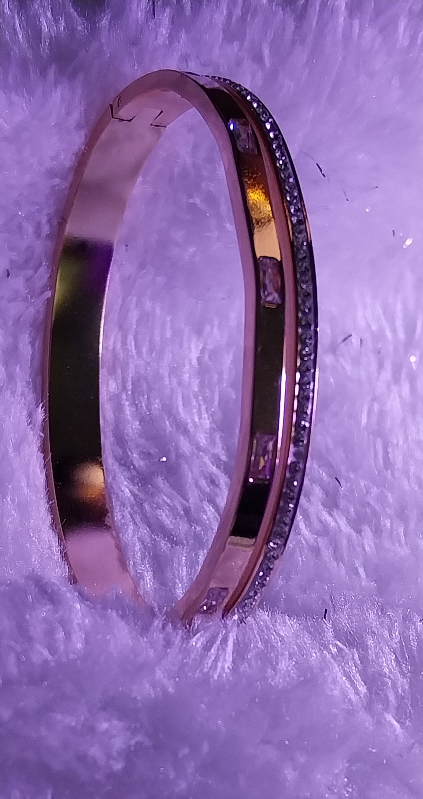 Rose Gold Plated Kada Bracelet