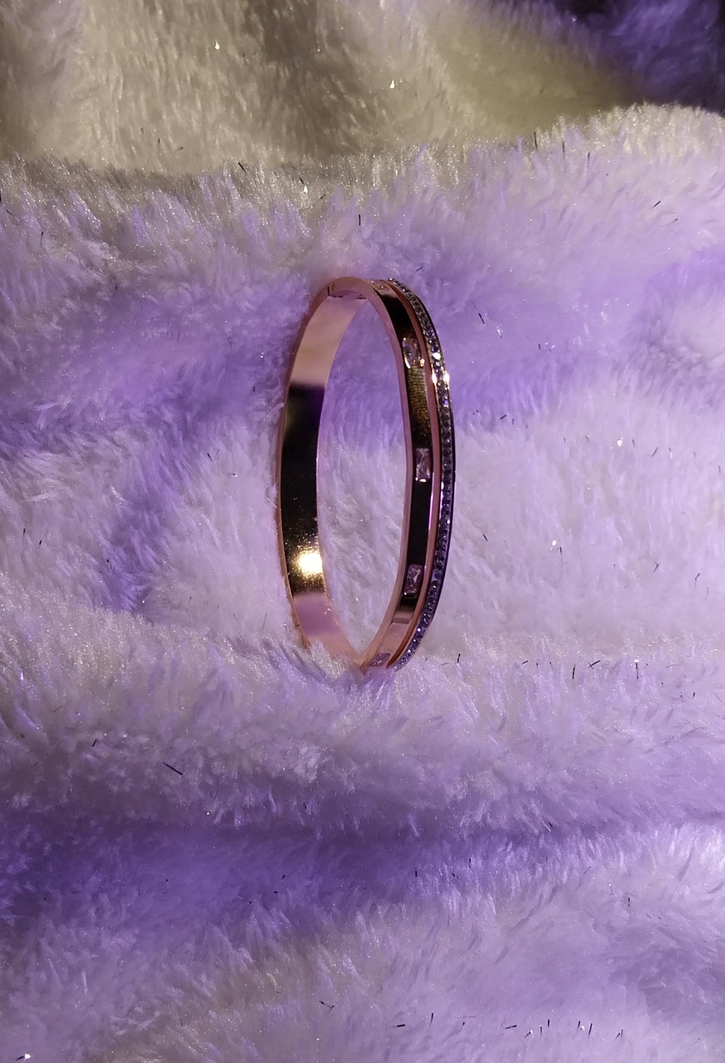 Rose Gold Plated Kada Bracelet