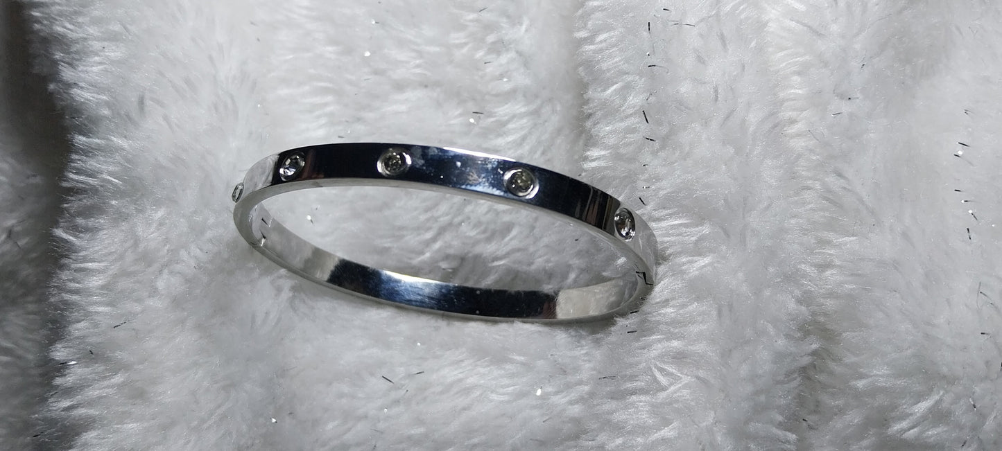 Silver Kada Bracelet