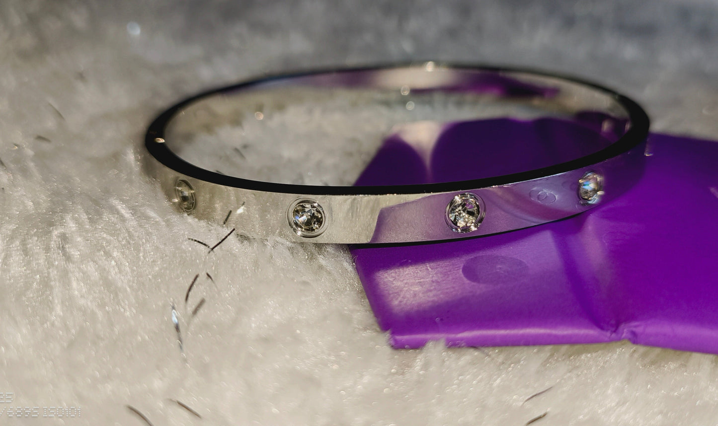 Silver Kada Bracelet