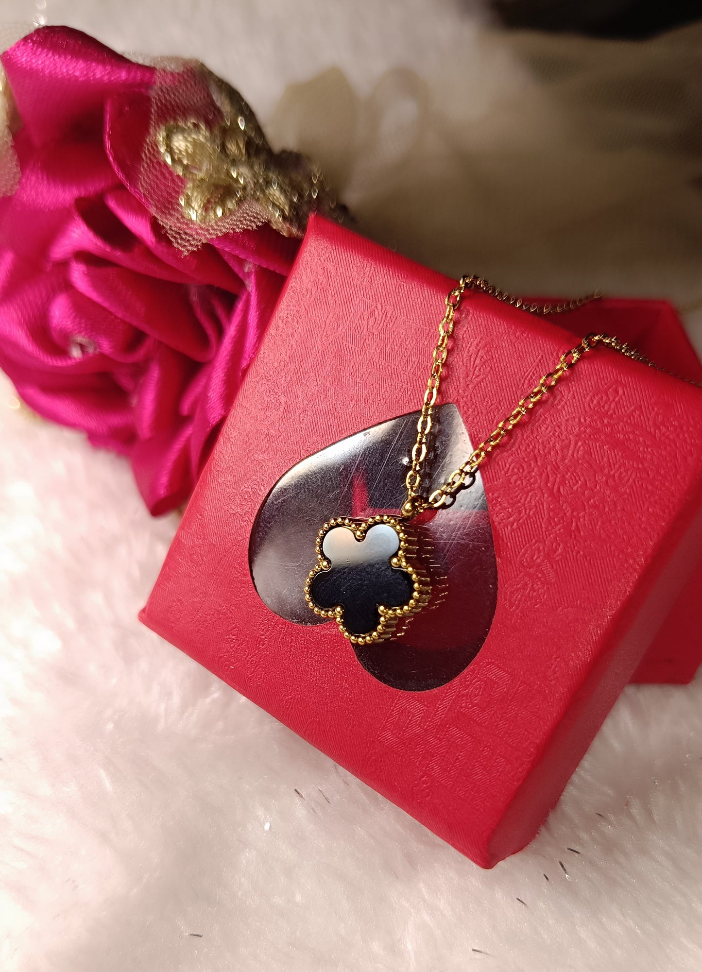 Black Clover Necklace