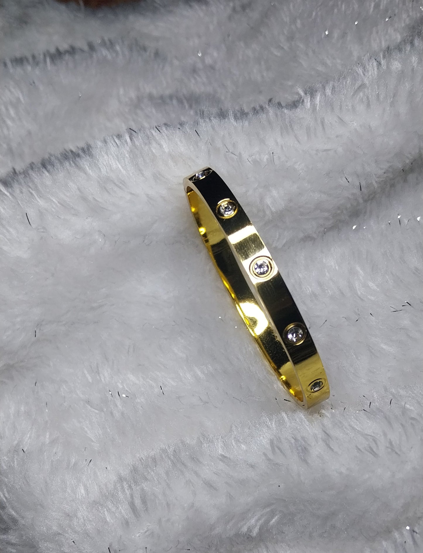 Gold Plated Kada Bracelet