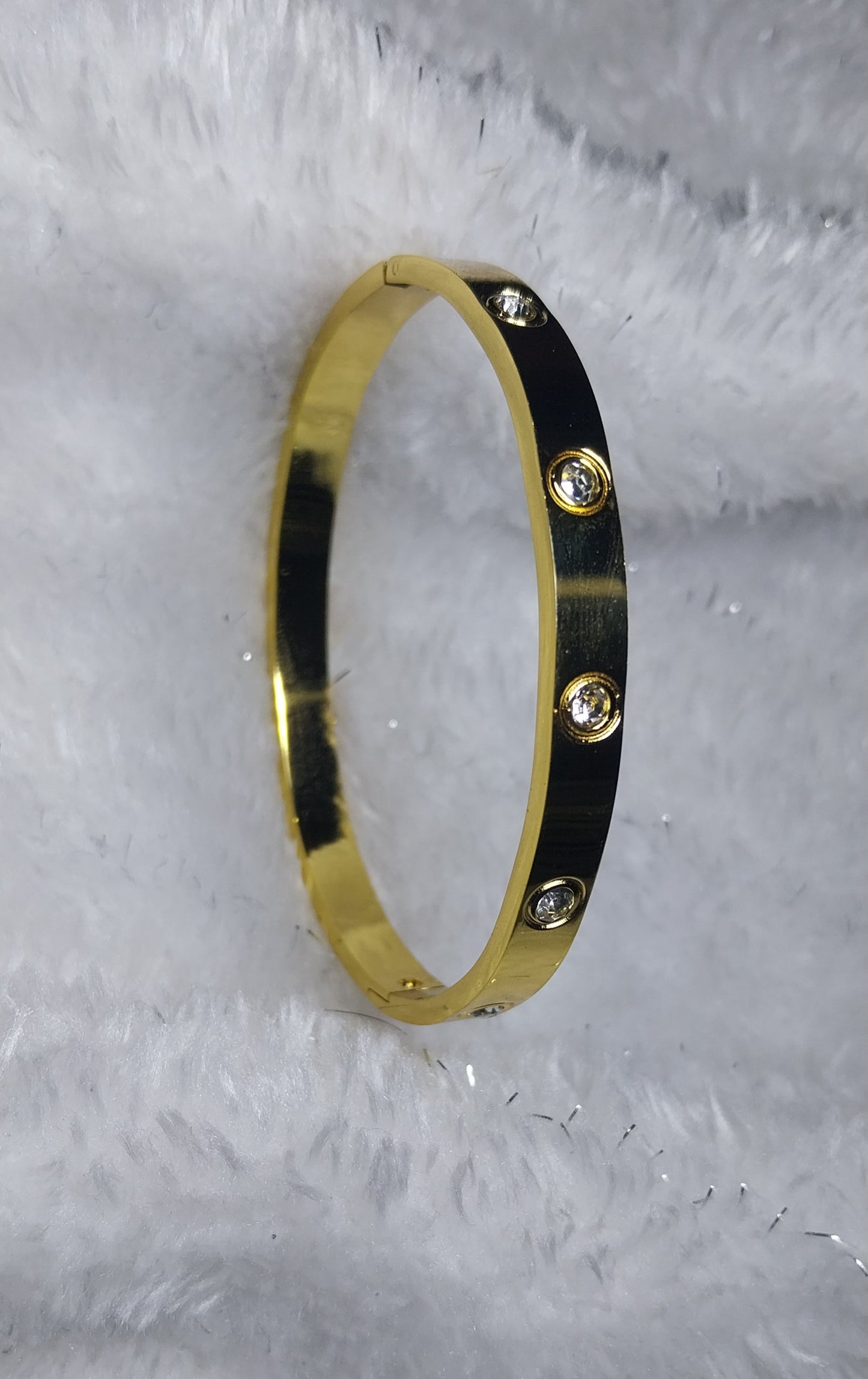 Gold Plated Kada Bracelet
