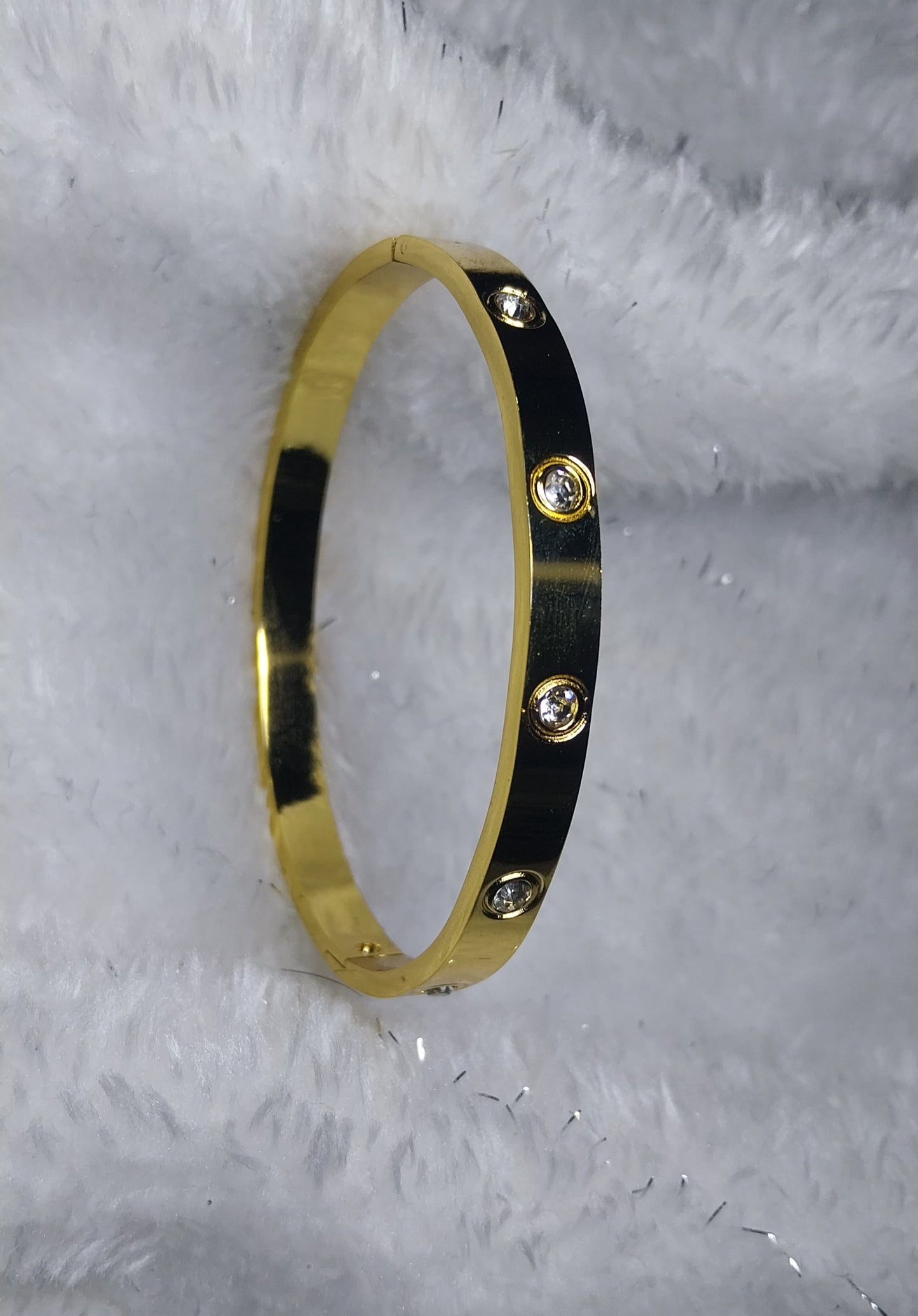 Gold Plated Kada Bracelet