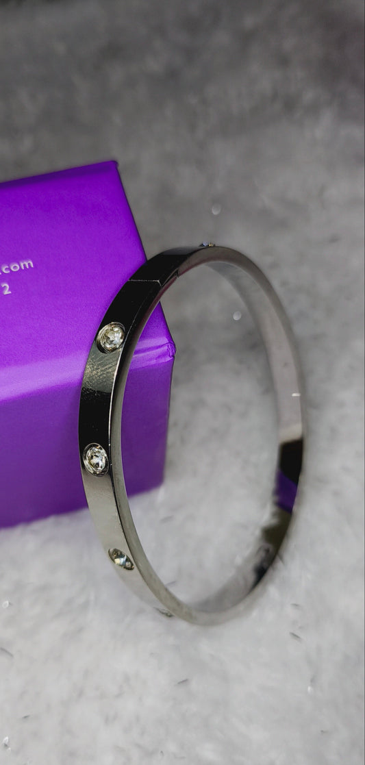 Silver Kada Bracelet