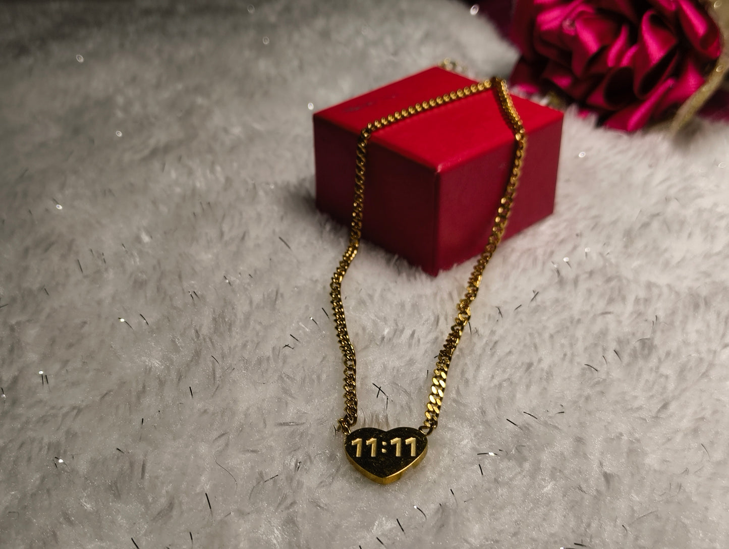 11.11 Heart shape Anti Tarnish Pendant